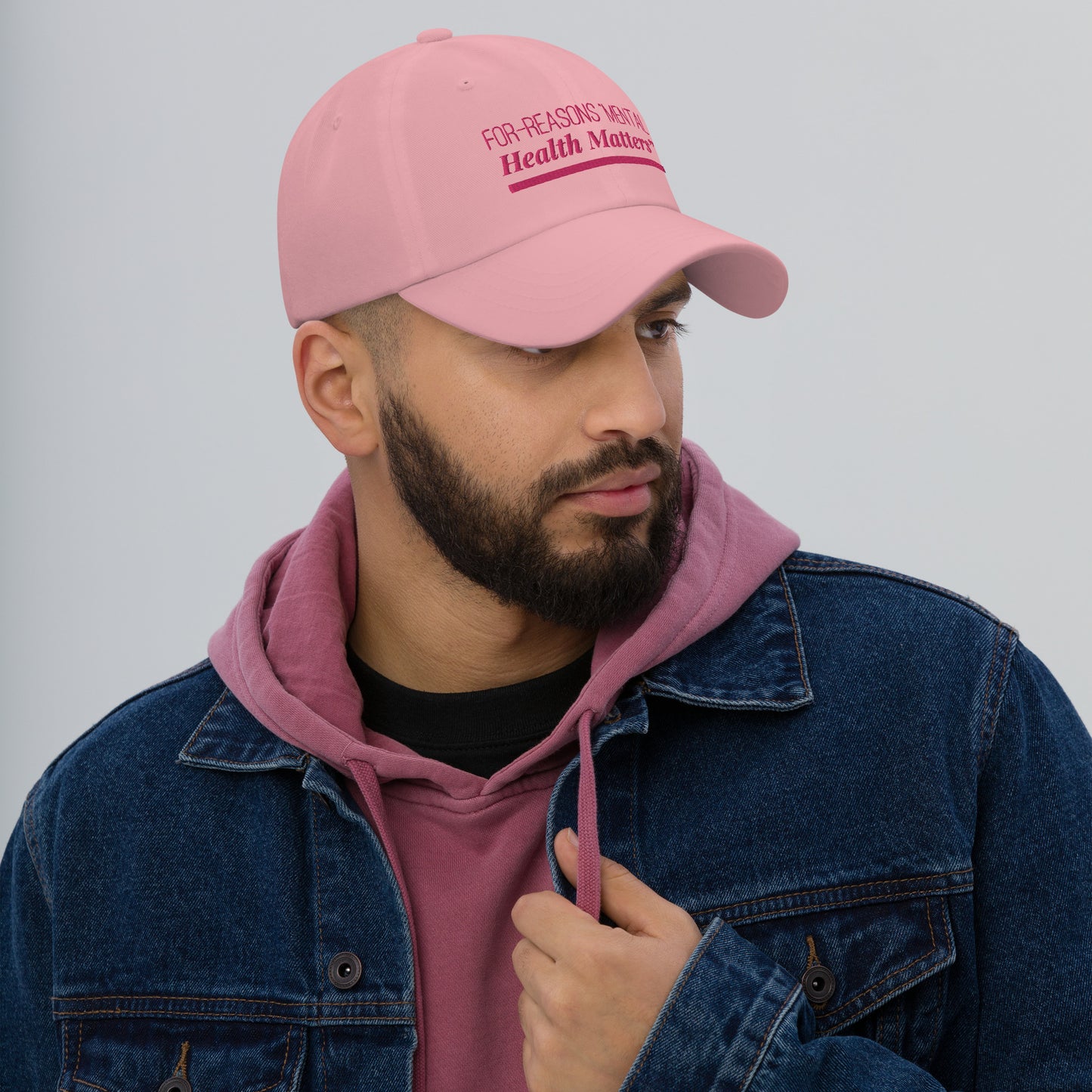 Statement For-Reasons “Mental Health Matters” Embroidered Dad hat